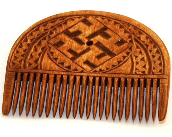 Wooden Comb - Medieval Style Replica - XI century Russia