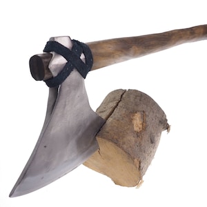Handforged Viking Bearded Axe: Personalized Hatchet, Scandinavian Battle Axe