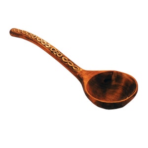 Large decorative wooden spoon