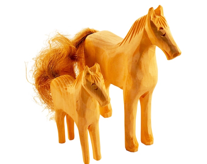 Wooden toy horse