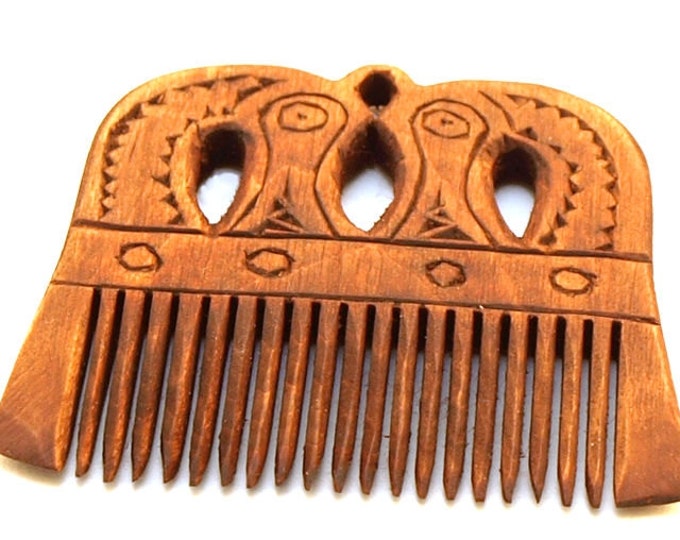 Viking Wooden Comb with a pattern from Northen Norway