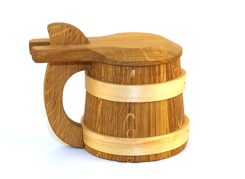 Wooden Beer Mug 1/2 Litre With a Lidbeer Mugwooden Cupwooden Drinking  Mughistorical Mugrustic Mugmedieval Replicagame of Thrones 