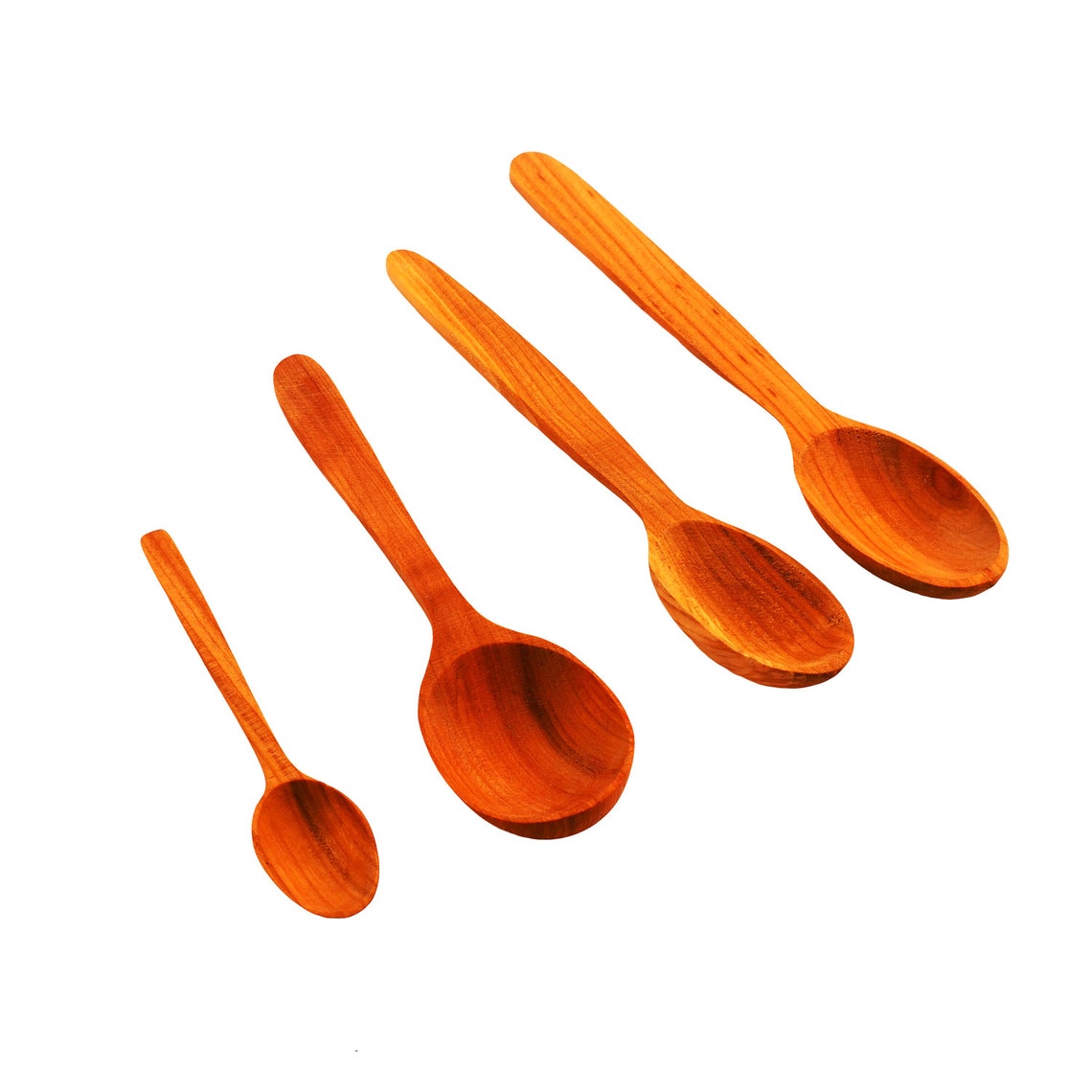 Medieval Wooden Spoon Cherry Table Spoon Medieval Teaspoon - Etsy