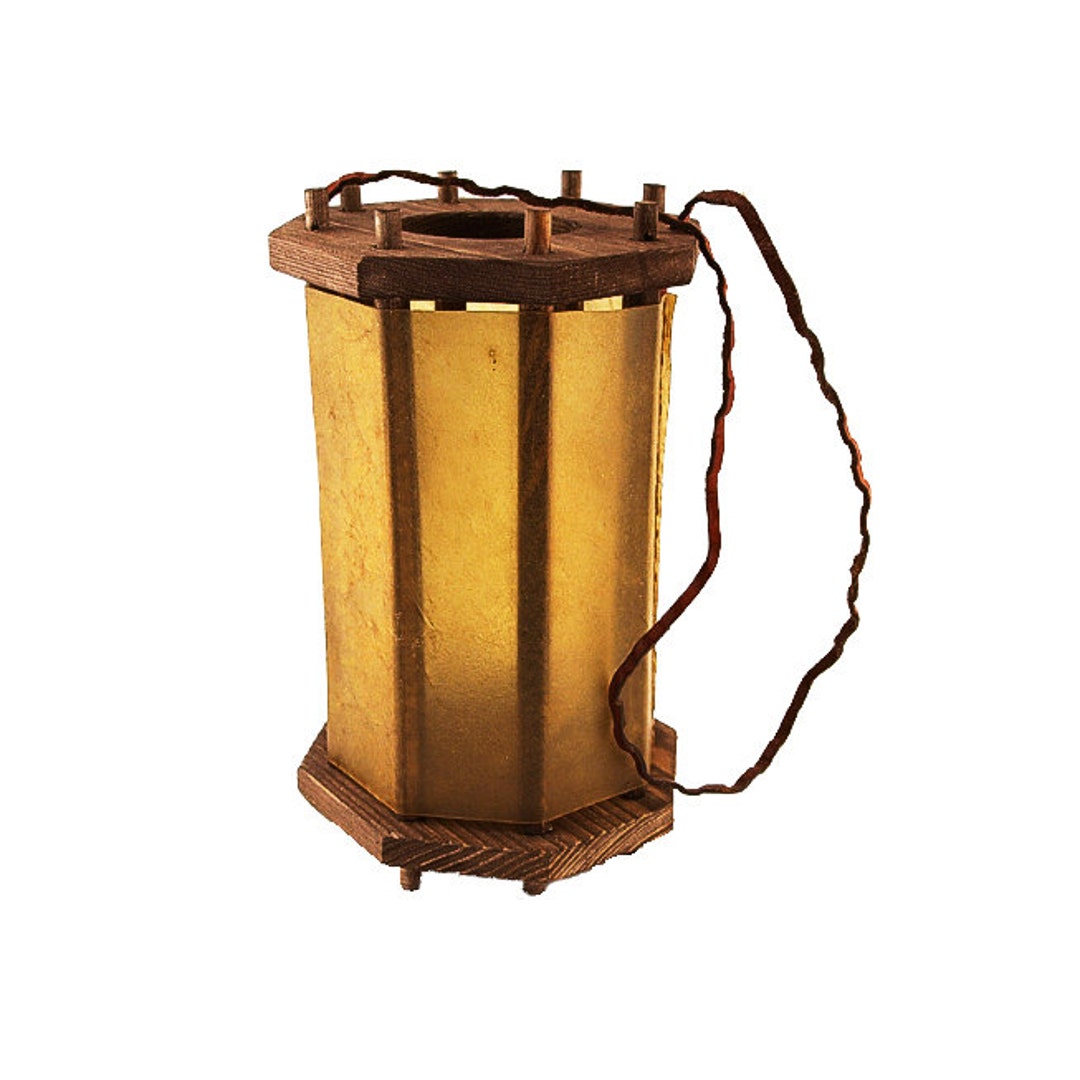 Wooden Medieval Lantern Opening From the Bottom Witcher Etsy