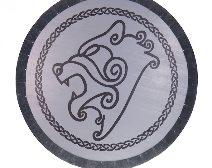 Simple Personalized Crest Shield, logo, , Viking , Hand Painted, Norseman, Wall pub decor, Larp reenactment, SCA,