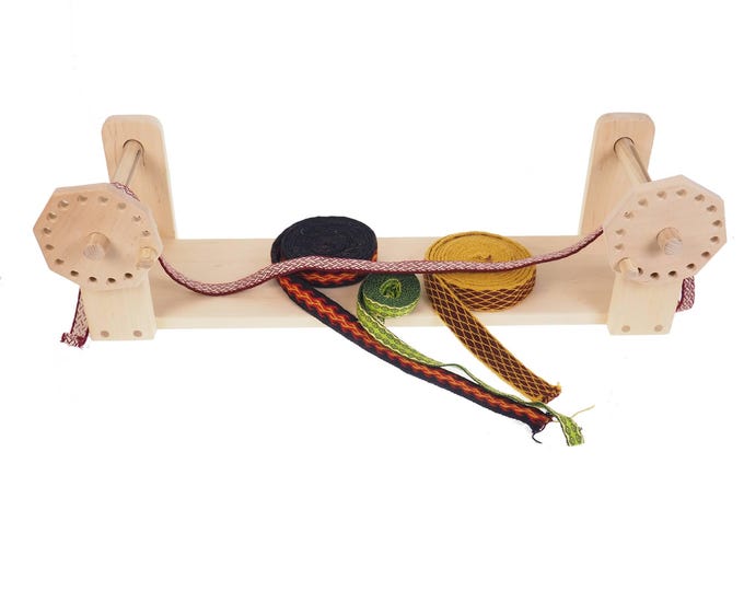 BIG Tablet Weaving Loom, Card / Inkle,  Viking weaving, lap weaving medieval knitting tools, historical reenactment