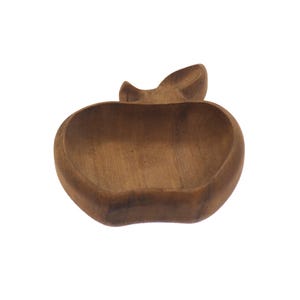 Small wooden tray, apple shape, beechwood tray, decorative,fruits tray, viking dishes, medieval, larp, SCA, handmade , personalised
