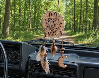 Fox vision-  car pendant