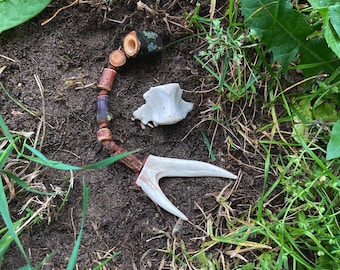 Antler -bone dread beads
