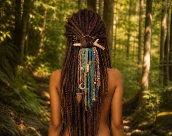 Dread cuff- hair ring
