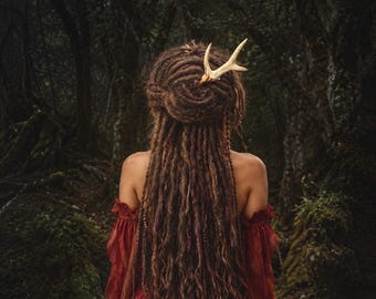 Antler hair stick