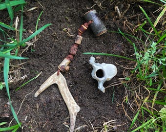 Antler -bone dread beads