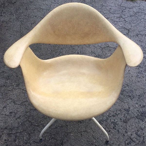 George Nelson DAF Fiberglass Armchair for Herman Miller