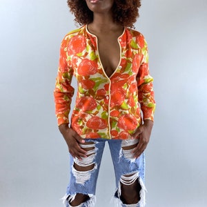 Cardigan Sweater Button Up No Label Size Small