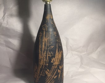 Bruce Eppelsheimer Signed New Hampshire Studio Pottery Stoneware Lamp