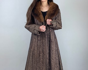 J. Gallery Vintage Long Puffer Coat - Etsy