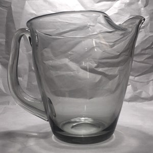 Holmegaard Danish Modern Smoke Glass Barware Pitcher