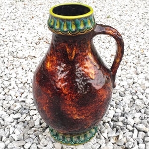 Dumler and Breiden German Pottery 14&quot; pitcher 1004 /35
