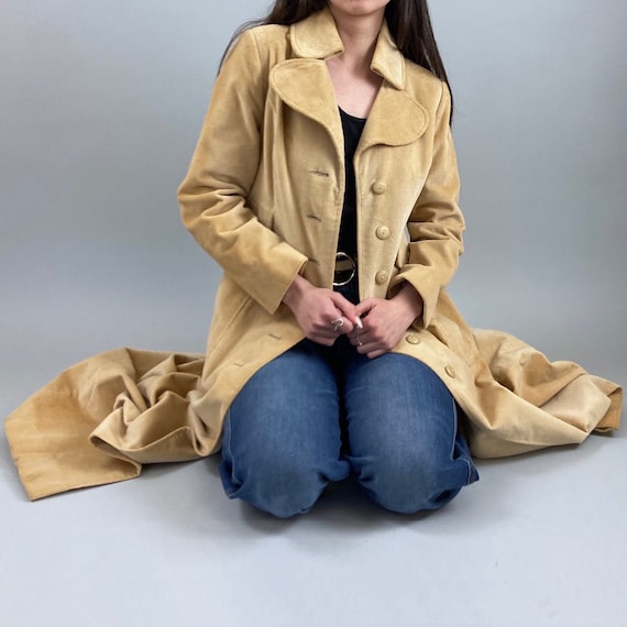 Corduroy Mod Women s Jacket Full Ankle Length Etsy