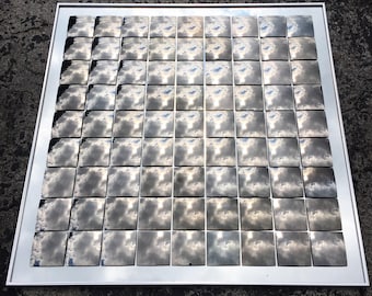 Hal Bienenfeld Op Art Mirror 36" x 36"