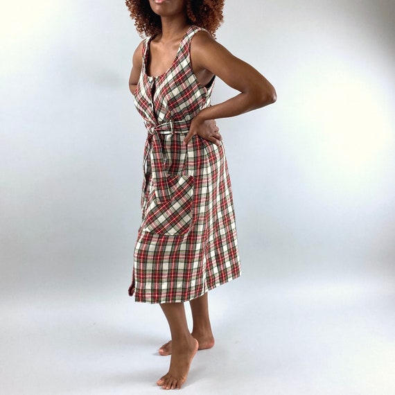 Plaid Jumper Dress by Honey Size 11 - Etsy