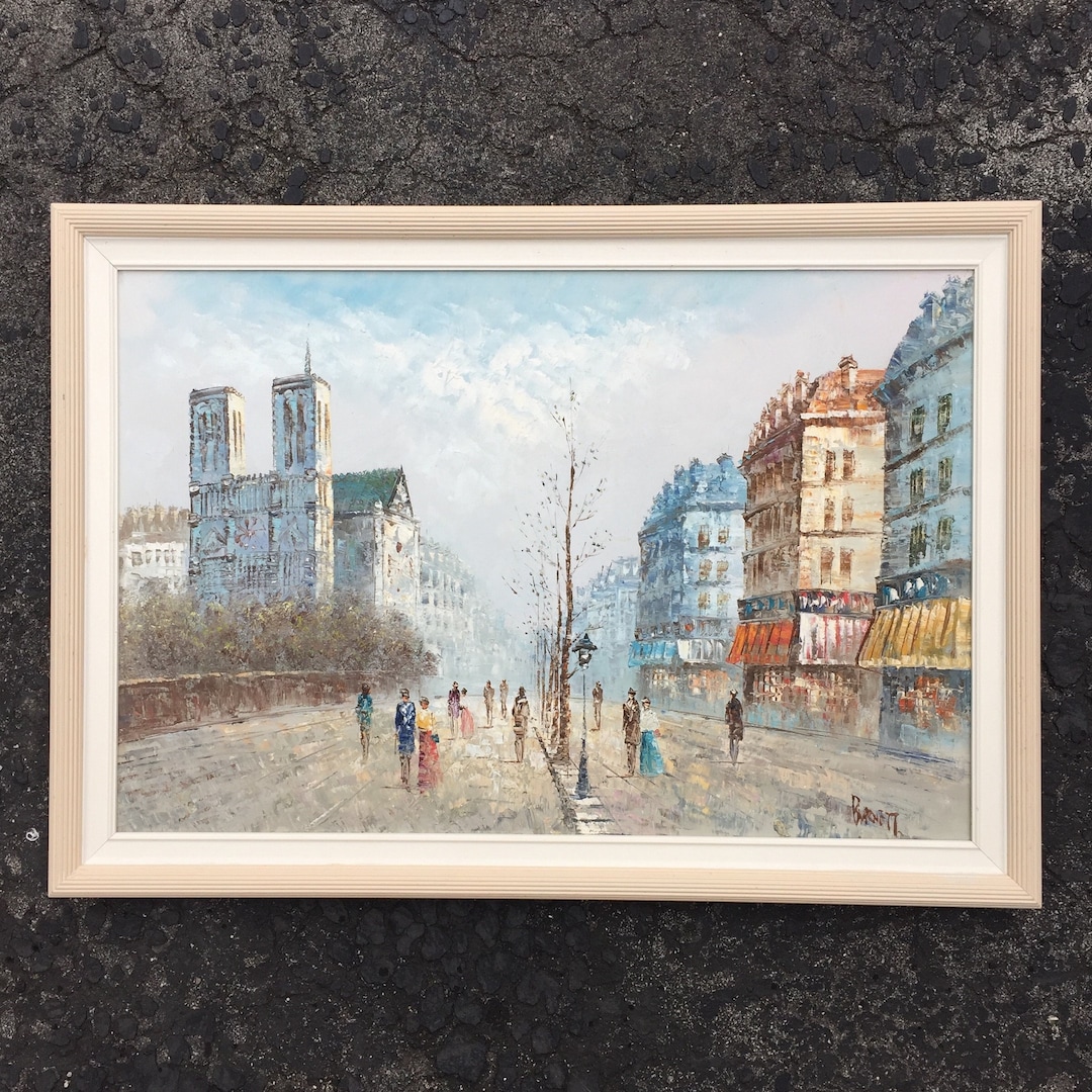 Caroline Burnett American Listed Artist Original Oil Painting on