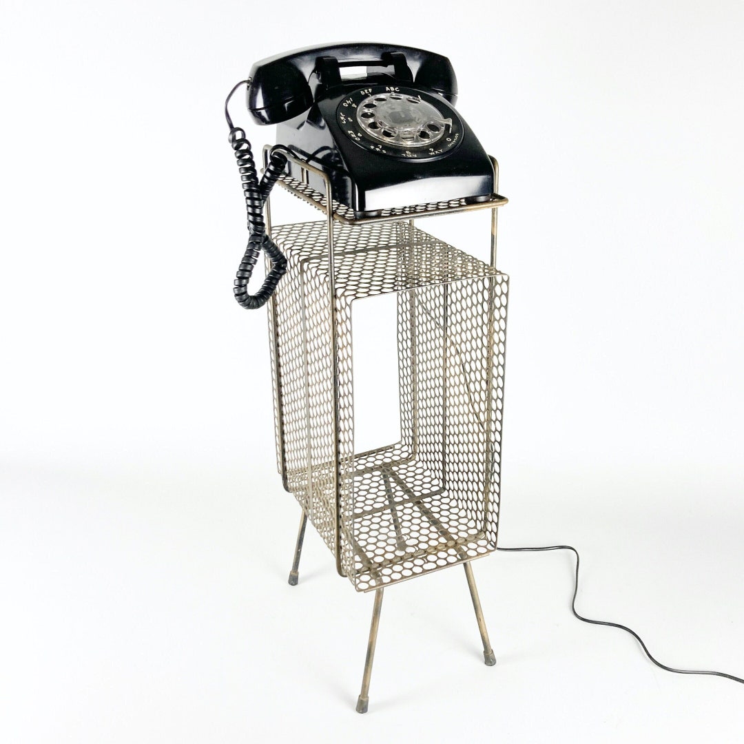 Vintage Telephone Stand Etsy