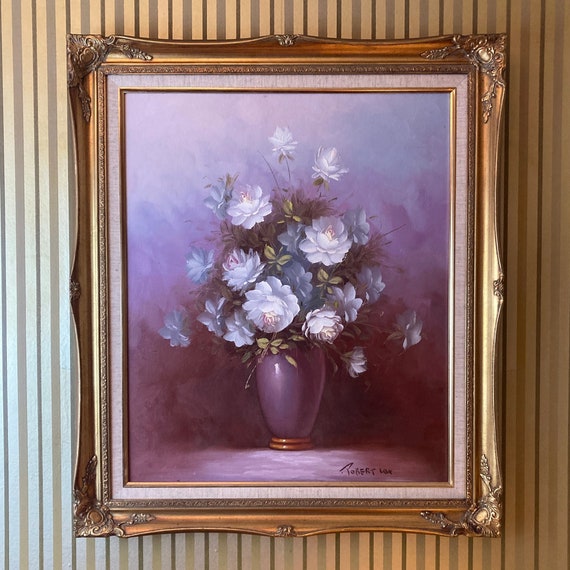 Robert Cox (american 1934-2001) Signed Still Life Floral Original
