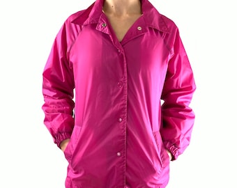 CRONOS WOMEN NYLON TRUCKER JACKET ピンク CRONOS WOMEN NYLON TRUCKER JACKET ピンク