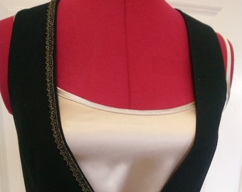 Gilet noir pour femme (taille UK 8)