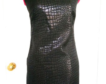 Robe droite pour femme style années 60 (col amovible)