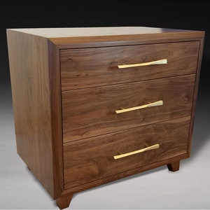 Mid-Century Modern Nightstand Plans Downloadable PDF woodworking plans image 1