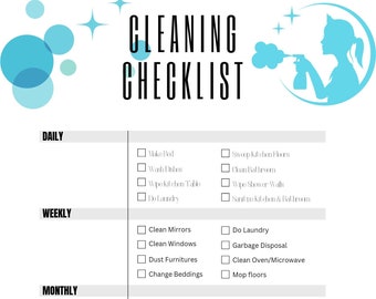 House Cleaning Checklist