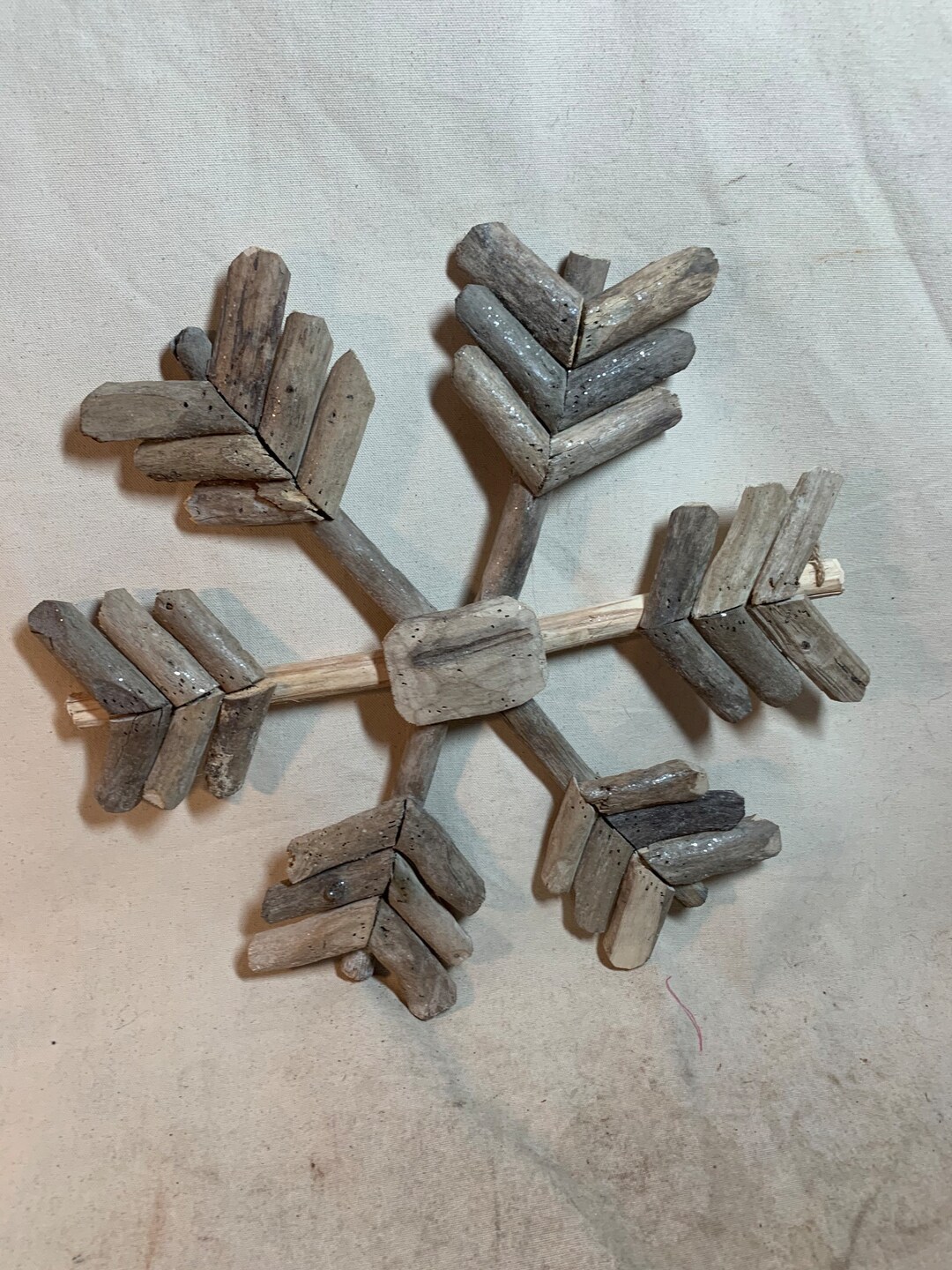 Driftwood Snowflake - Etsy