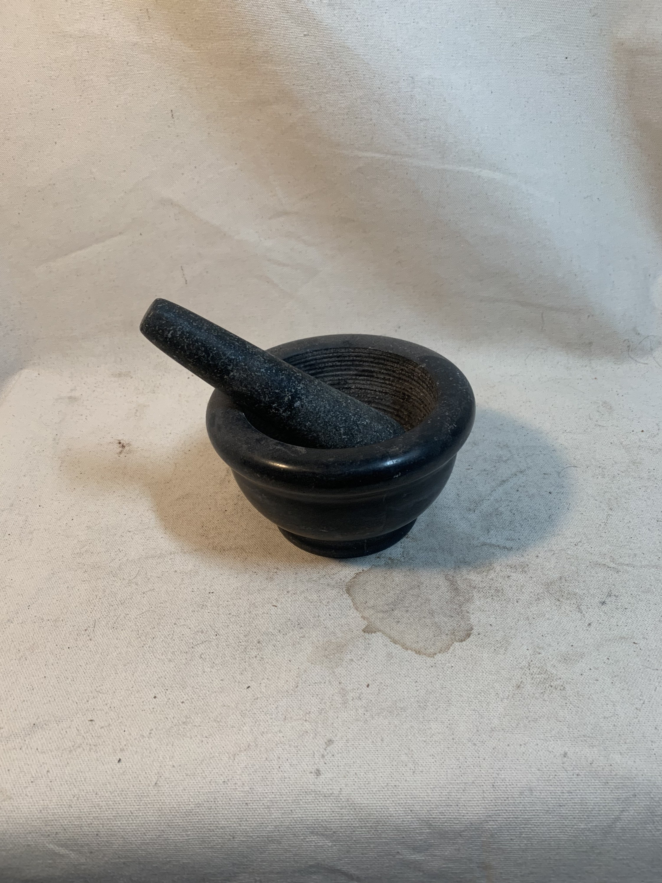 Vintage Granite Mortar and Pestle – terracotta home