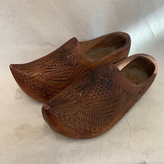 Antique Wooden Clogs