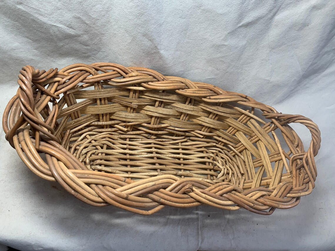 Wonderful Large Willow Basket Etsy