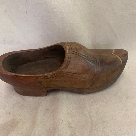 Hand Painted Wooden Clog - image 2