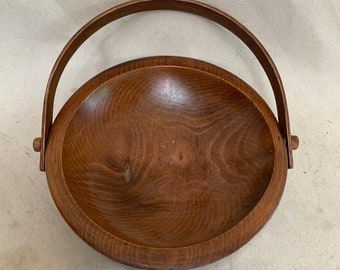 Charming Wooden Handled Bowl