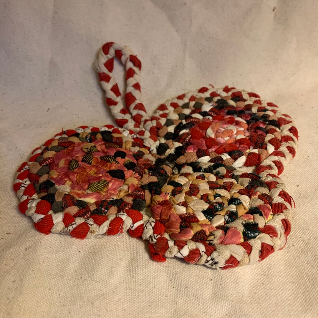 Hand Braided Pot Holder Etsy