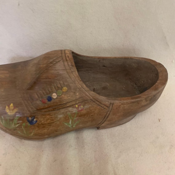 Hand Painted Wooden Clog - image 3