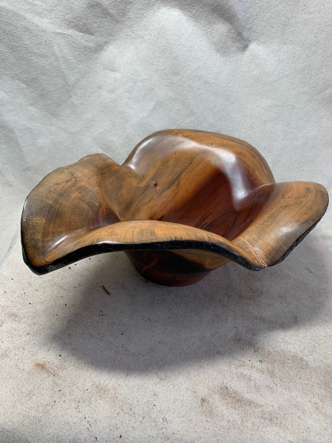 Beautiful Wooden Turned Bowl Etsy