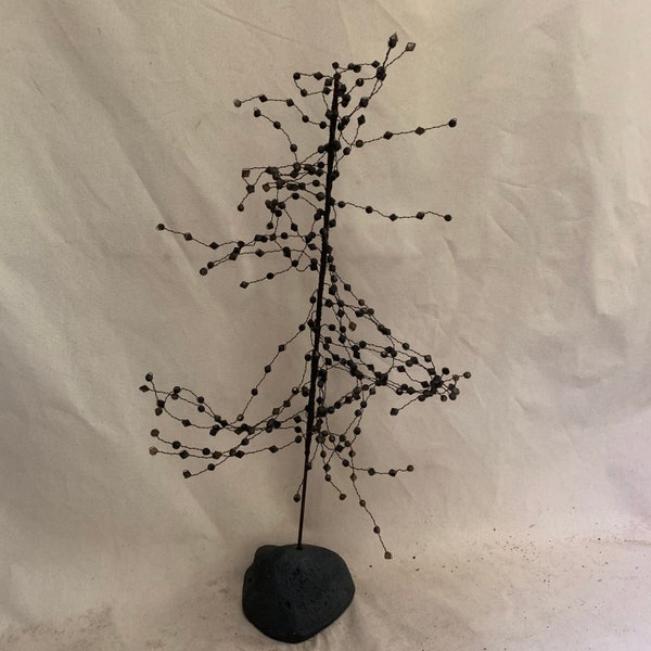 Wire and Beaded Tree