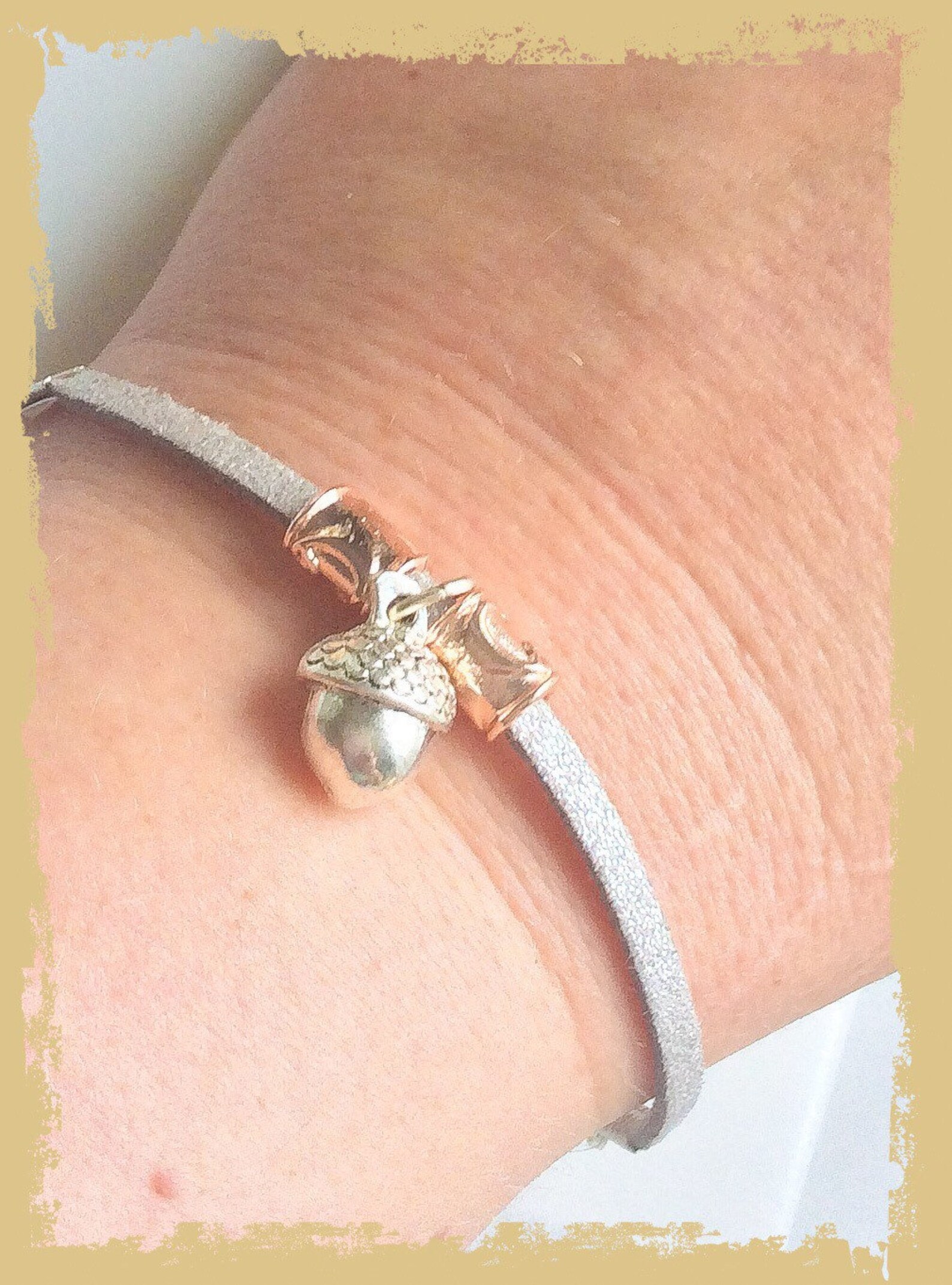 Acorn bracelets acorn jewellery silver acorn gift fall Etsy
