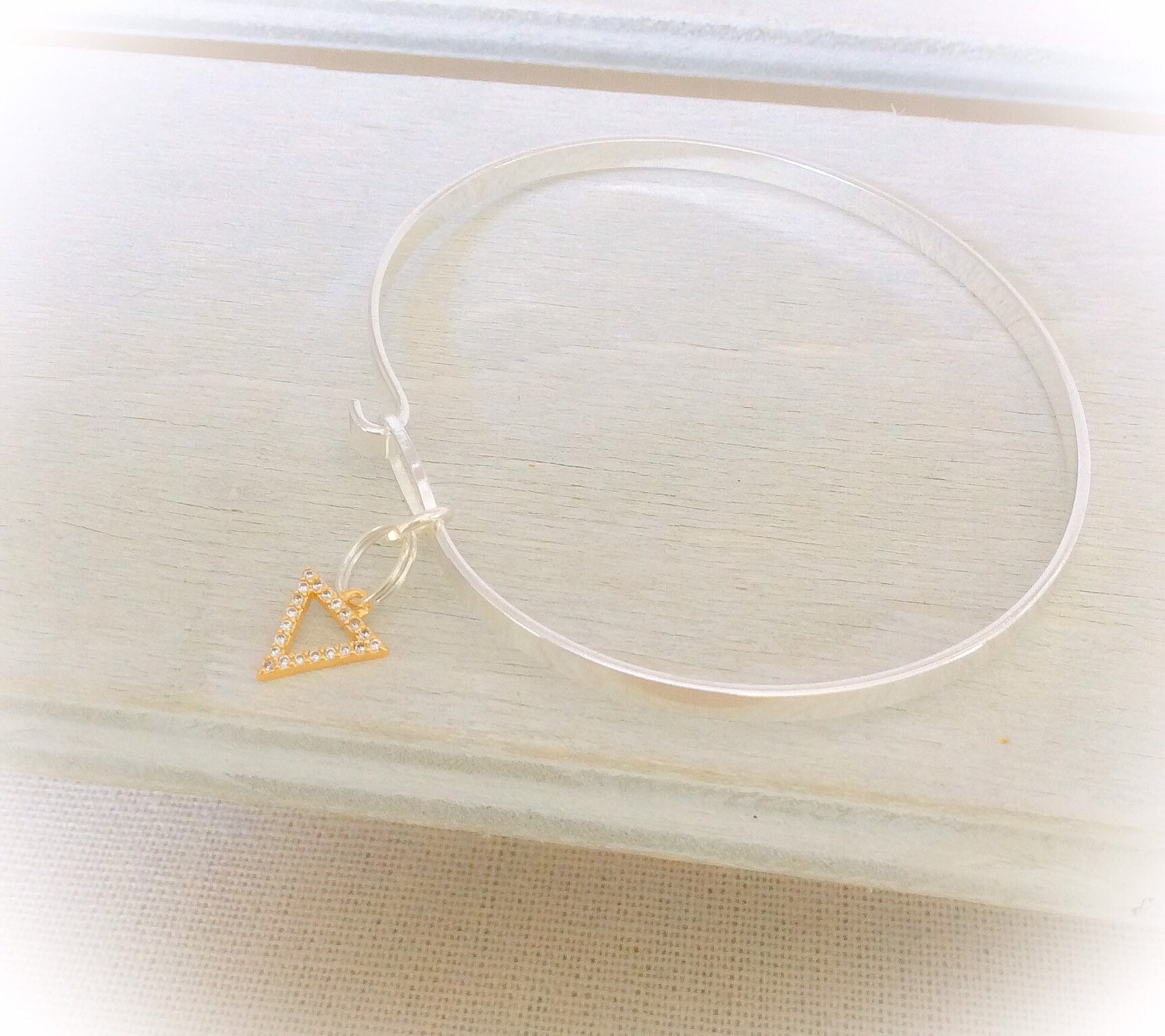 modern silver bangles