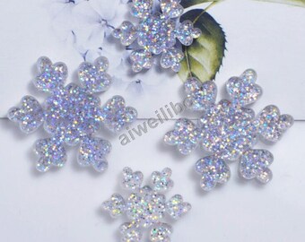 50pcs 8mm Mini AB Flower Crystal Rhinestone Cabochon Embellishment Gems Decoden
