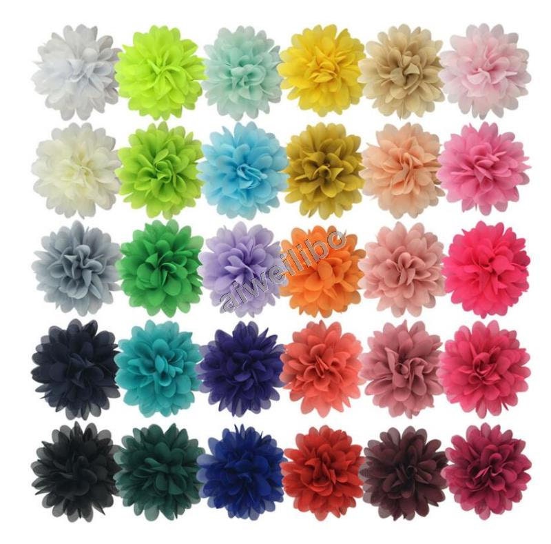 Chiffon Flower, Wholesale Flower, Fabric Flower, Headband Flower, Flo…