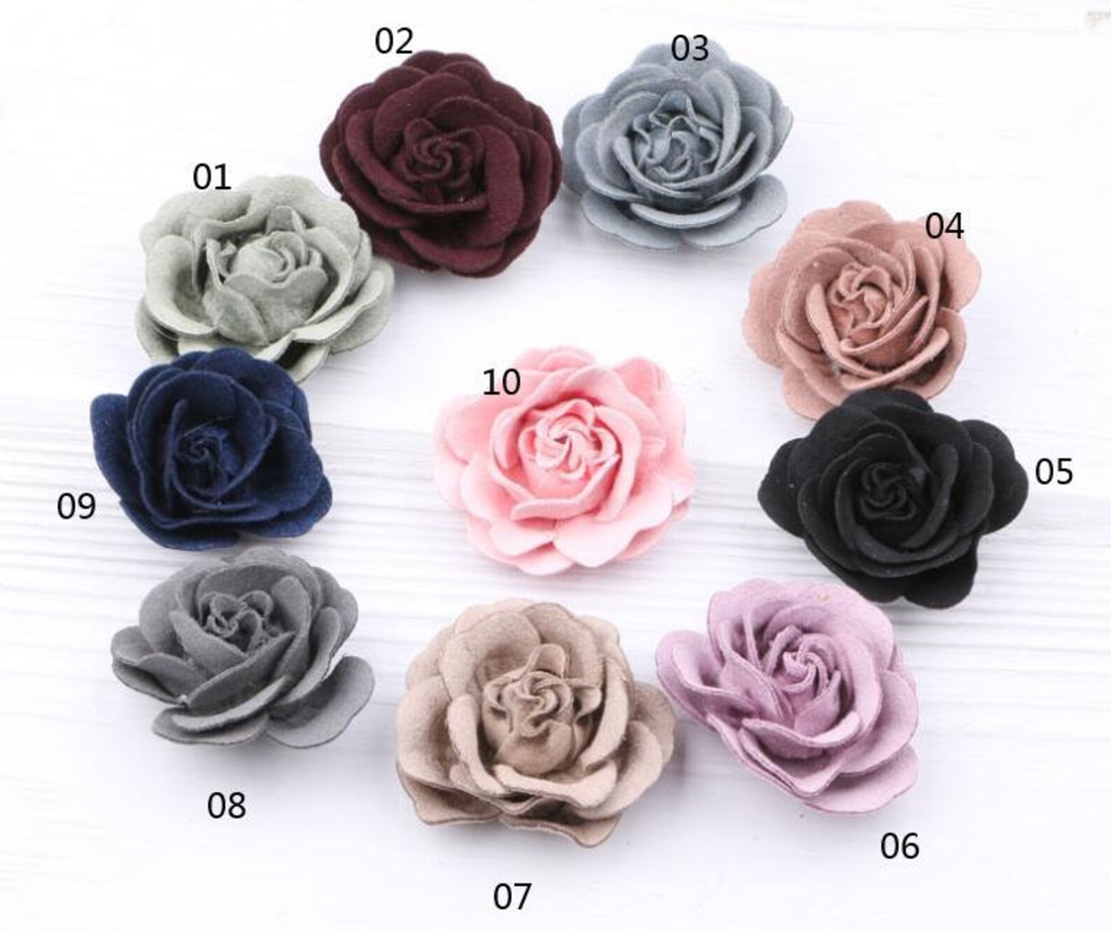 Rose Flowerwholesale Flower DIY Hair Accessories Etsy