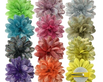 Fashion Fabric Hair Flowers for Hair Clips/Hairpins Vintage Flowers For Baby Hair Accessories CH10146