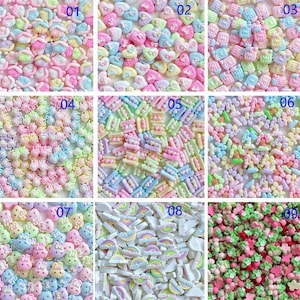 Platte strik bloem hartvormig dier, hars cabochon, platte strik cabochon, hars strik, kawaii strik